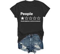 People 1 Star T-Shirt People Absolute Nightmare Would Not Recommend Shirt