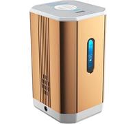 People 99.99% Large Flow Percent Purity Hydrogen Inhalation Machine, Portable Dual Outlet H2 Generator, H2 Molecular Hydrogen Inhaler, Nasal Hydrogen Therapy, for Home use, Travel(Yellow,450ml/min)