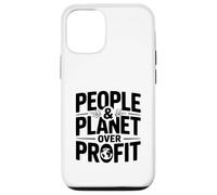 People and Planet Over Profit Eco-Friendly Statement Case for iPhone 12/12 Pro