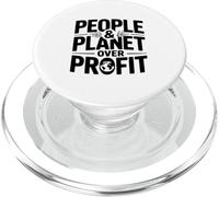 People and Planet Over Profit Eco-Friendly Statement PopSockets PopGrip for MagSafe
