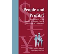 People and Profits?: The Search for A Link Between A Company's Social and Financial Performance (Series in Organization and Management)