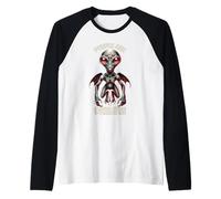 People are Overrated Dover Demon Mythical Raglan Baseball Tee