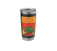 People Call Me When They Break Stuff Vintage Stainless Steel Insulated Tumbler