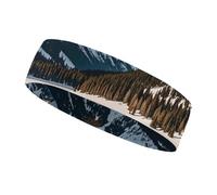People Cross Lakes Headbands for Women & Men Sports Headband, Fits All Head Sizes, Ultra Absorbent & Non-Slip Sweatband for Running, Yoga, Gym