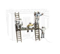 Woodland Scenics OO/HO Figures Painters WOOA1890 4 Pack