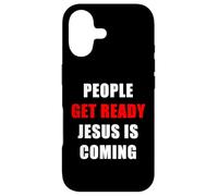 People Get Ready JESUS is Coming - Rapture Warning Quote Case for iPhone 17