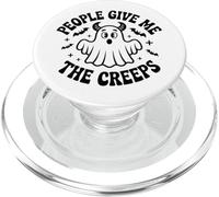 People Give Me The Creeps Funny Ghost PopSockets PopGrip for MagSafe