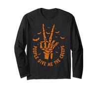 People Give Me The Creeps Funny Halloween Introvert Long Sleeve T-Shirt