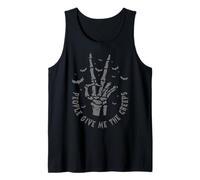 People Give Me The Creeps Funny Halloween Introvert Tank Top