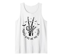 People Give Me The Creeps Funny Halloween Introvert Tank Top