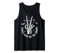 People Give Me The Creeps Funny Halloween Introvert Tank Top