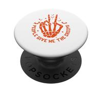 People Give Me The Creeps Funny Skeleton Halloween PopSockets Adhesive PopGrip