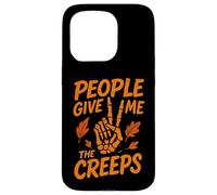 People Give Me The Creeps - Funny Spooky Humor Design Case for iPhone 15 Pro