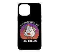 People Give Me The Creeps Ghosts Couple Retro Case for iPhone 13 Pro Max