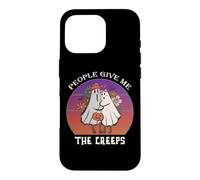 People Give Me The Creeps Ghosts Couple Retro Case for iPhone 16 Pro