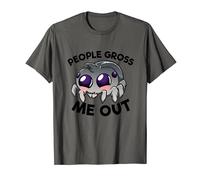 People Gross Me Out Pet Spooder Arachnid Jumping Spider T-Shirt