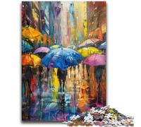 People in The Rain 1000 Piece Jigsaw Puzzle for Adults Teens, Challenging To Complete But Fun And Humorous Birthday Present, Gifts, Wall Art 50x75cm