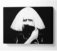 People Lady Gaga Canvas Print Wall Art - Canvas Art Small 14 x 20 Inches