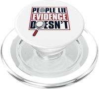 People Lie Evidence Doesn't IT Forensics Forensics PopSockets PopGrip for MagSafe
