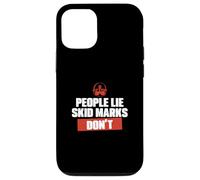 People Lie Skid Marks Doesn't Funny Highway Patrol Officer Case for iPhone 12/12 Pro