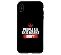 People Lie Skid Marks Doesn't Funny Highway Patrol Officer Case for iPhone XS Max