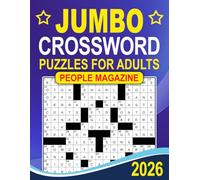 People Magazine 2026 Jumbo Crossword Puzzles For Adults: Extra-roomy grids for deeper sessions and long, satisfying solves