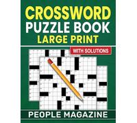 People Magazine Crossword Puzzle Book Large Print: Enjoy Classic Style Crosswords with Easy-to-Read Print