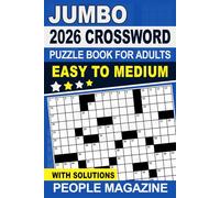 People Magazine Jumbo Large Print Crossword Puzzle Book For Adults: Easy to Medium Engaging Puzzles, Focus-Friendly Layouts, Eye Comfort (Perfect Gift for Crossword Lovers)