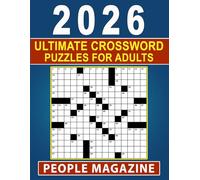 People Magazine Ultimate Crossword Puzzles For Adults: Fun & Thoughtful Puzzles, Relaxation & Brain Boost, Easy-to-Read Large Print Option (Complete Answer Key)