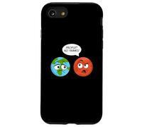 People No Thanks Funny Planets Earth And Mars Comic Case for iPhone SE (2020) / 7/8
