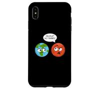 People No Thanks Funny Planets Earth And Mars Comic Case for iPhone XS Max