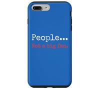 People... Not a big fan. Sarcastic Humor Phrase Case for iPhone 7 Plus/8 Plus