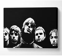 People Oasis Wonderwall Pop Art Canvas Print Wall Art - Canvas Art Large 26 x 40 Inches