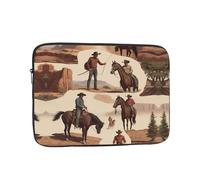 People of the desert Patterned 12 inch Portable Laptop Bag - Perfect for Business, Travel, School, Office Shockproof Laptop Inner Pocket