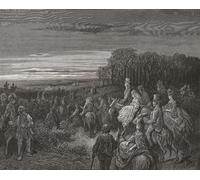People on horseback on Hampstead Heath. After an illustration by Gustave DorÔøΩ in the 1890 American edition of London: A Pilgrimage written by Blanchard Jerrold and illustrated by Gustave DorÔøΩ