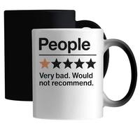 People One Star Rating Very Bad Would Not Recommend Ceramic Magic Mug White