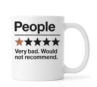 People One Star Rating Very Bad Would Not Recommend Ceramic Tea Coffee Mug White