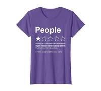 People One Star Rating Would Not Recommend Funny Introverts T-Shirt