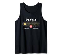 People One Star Total Nightmare Funny Sarcastic Tank Top