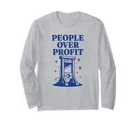 People Over Profit Anti Capitalism Long Sleeve T-Shirt