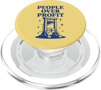 People Over Profit Anti Capitalism PopSockets PopGrip for MagSafe