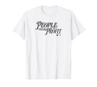 People Over Profit Anti Capitalism Value Graphic T-Shirt