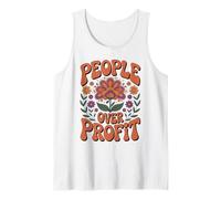 People Over Profit Anti Capitalist Social Justice Tank Top