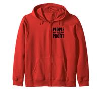 PEOPLE OVER PROFIT SOCIALISM OVER CAPITALISM Zip Hoodie