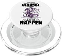People Should Seriously Stop Expecting Normal From Me Dragon PopSockets PopGrip for MagSafe