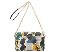People Silhouette Art Street Small Crossbody Bags For Women Vegan Leather Purses Cross Body Bag Zip Shoulder Handbags