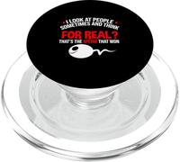 People The Sperm That Won Adult Humor Sarcastic PopSockets PopGrip for MagSafe