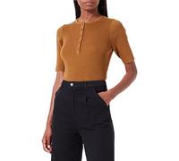People Tree Women's Judith Knitted Top, Hazelnut, 14