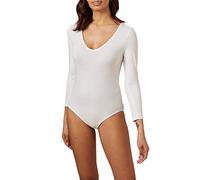 People Tree Women's Palmer Bodysuit, Eco White, 14