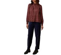 People Tree Women's V&A Glendale Top, Burgundy, 8